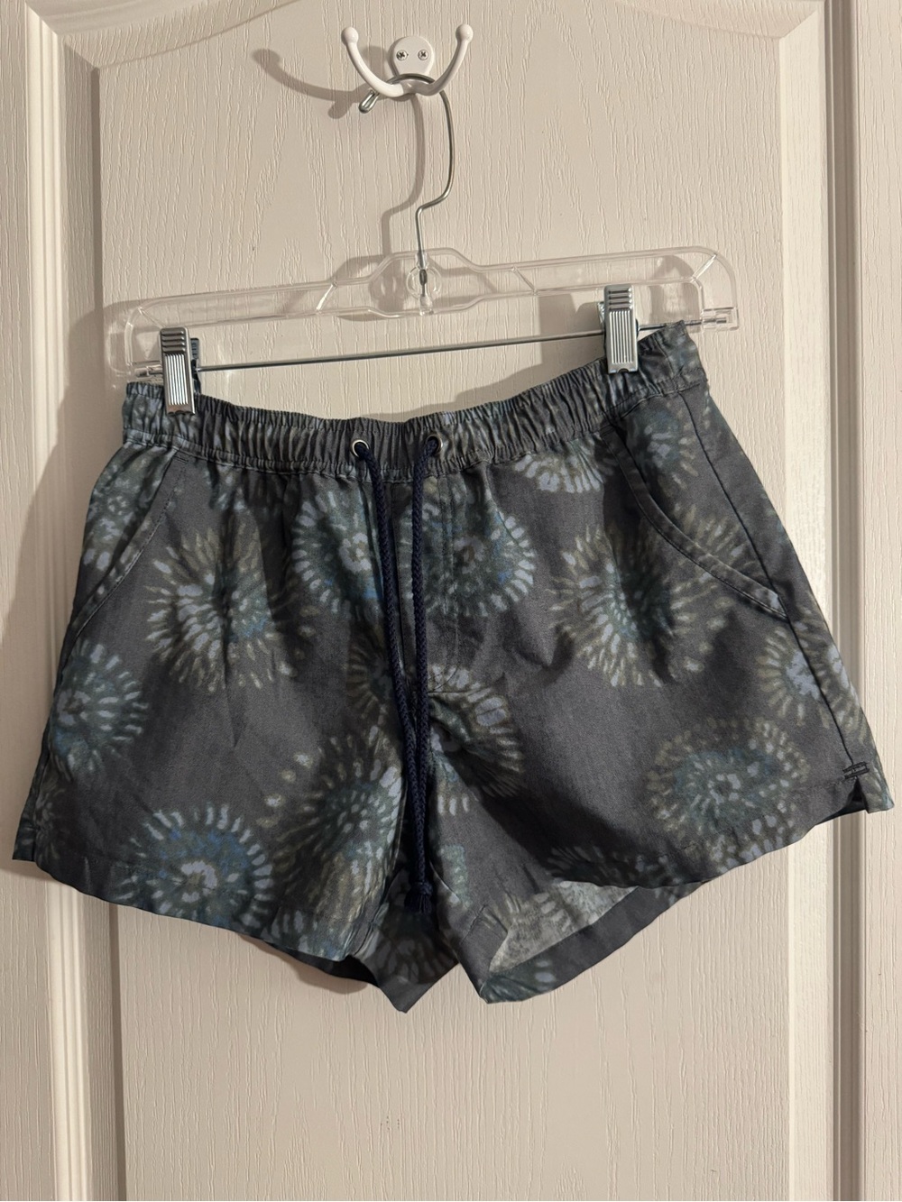 Toad&Co Navy Blue Tie-Dye Athletic Shorts